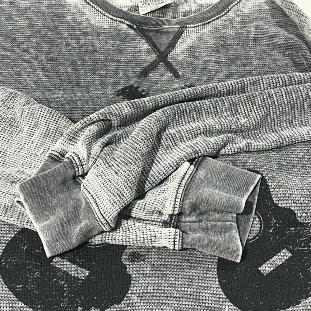 Nashville Gray Burnout Long Sleeve Shirt size L - Picture 7 of 7